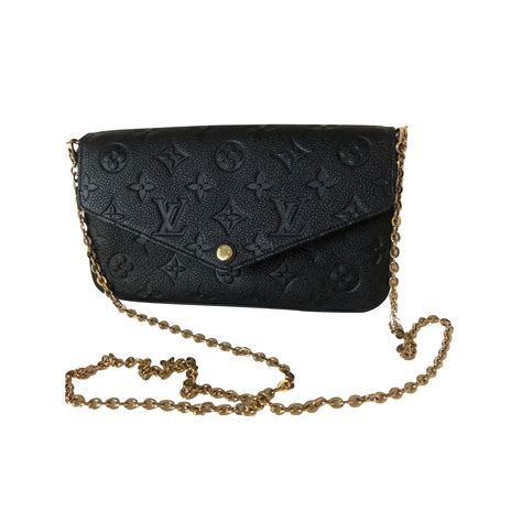 louis vuitton pochette felicie empreinte noir|louis vuitton monogram pochette.